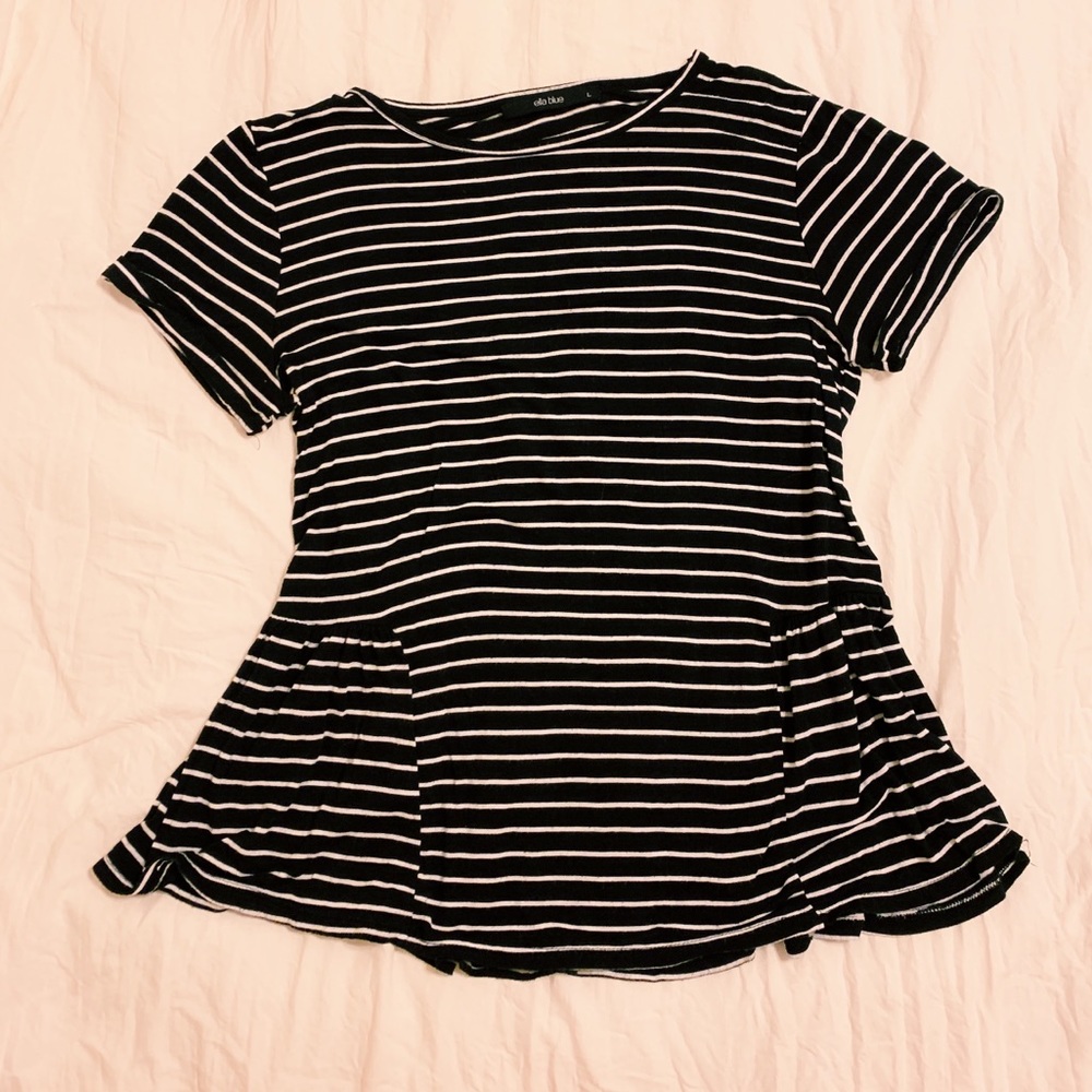 Black & White Striped Top!